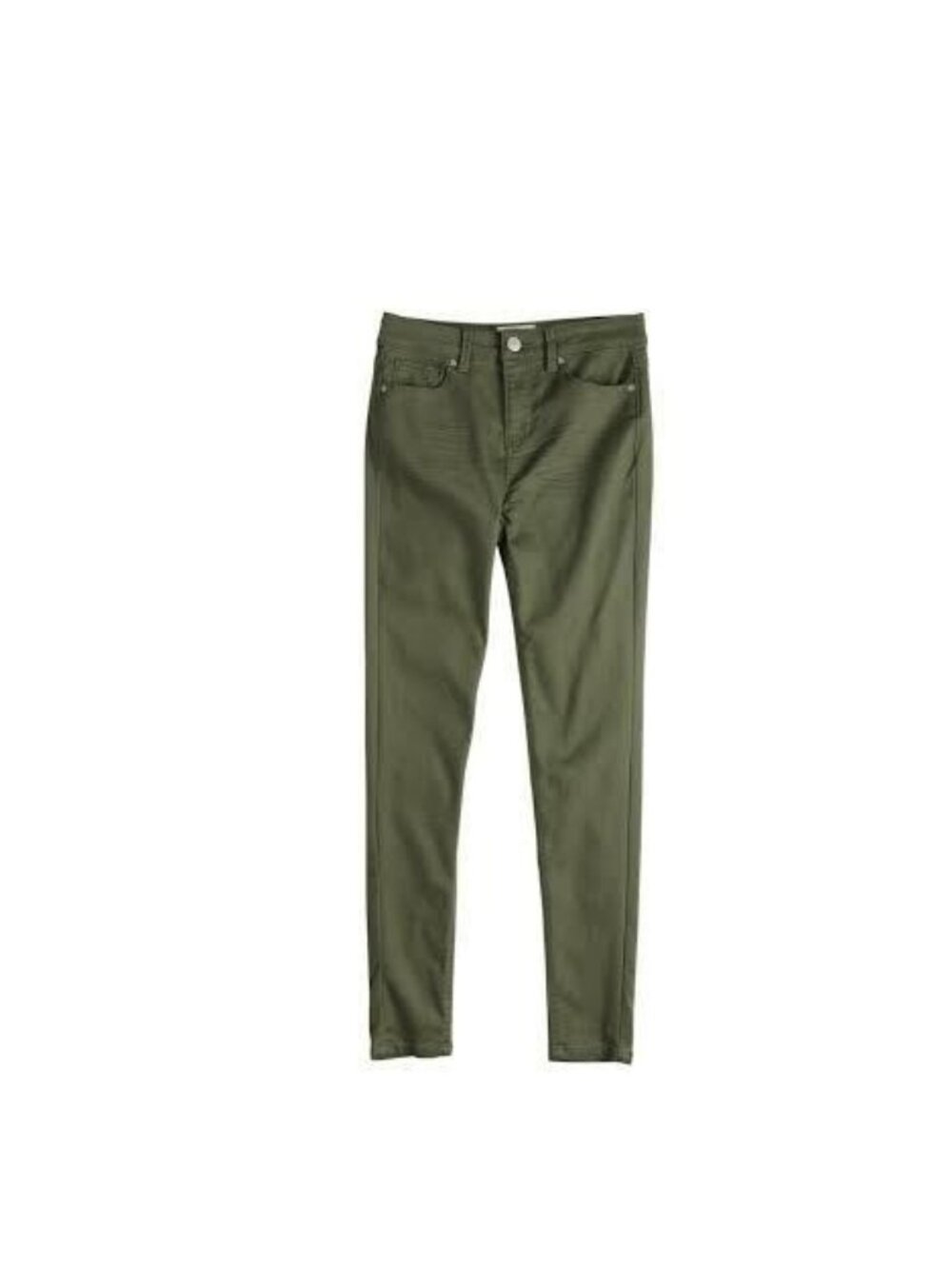 Girls Mudd Green High Rise Waisted Vintage Stretch Jeggings Size 7